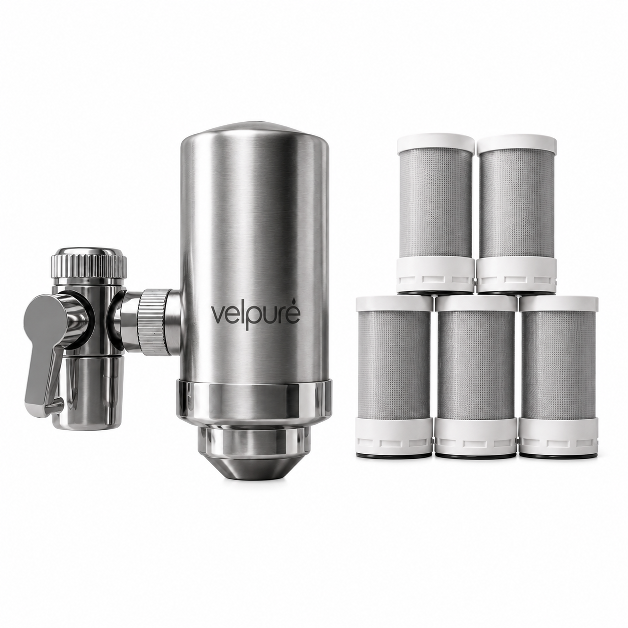 Velpure Tap Filter + 5 Replacement Cartridges