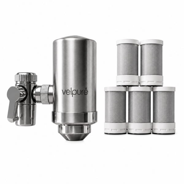 Velpure Tap Filter + 5 Replacement Cartridges